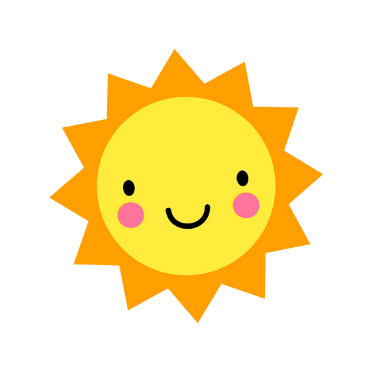 Illustration d'un grand soleil